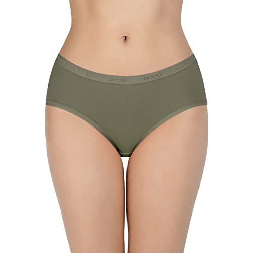 Image of Amante Solid Cotton Low Rise Hipster Panty Pack(Pack of 3)