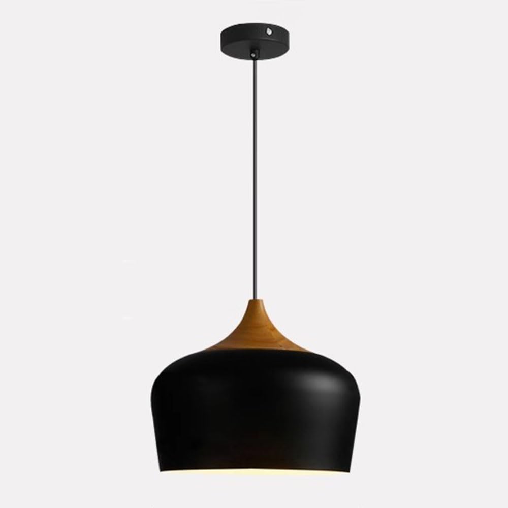 STVDEDG Creative Cone Single Head Chandelier Simple 11.8” Dome Pendant Light Shade Fashion Design Color Suspension Lights E27 Source Single Head Hanging Lamp for Loft Coffee Kitchen Island Fixture