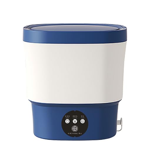 Petite machine à laver portable pour sous-vêtements et chaussettes 9L bleu