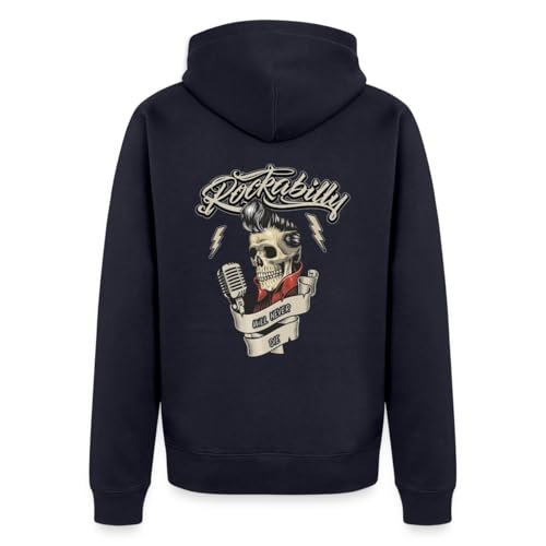 Veste à capuche rock n roll homme Spreadshirt pour concerts et festivals