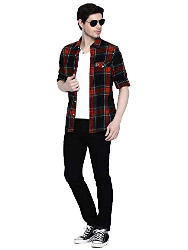 Image of Giordano Men's Cotton Slim fit Casual Shirt