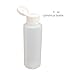 Poly Farm Bottle, Cylinder, 2 and 4 oz Combo Pack, with 38mm Flip Top Cap and Seal, LDPE (8 pack), Semi Clear