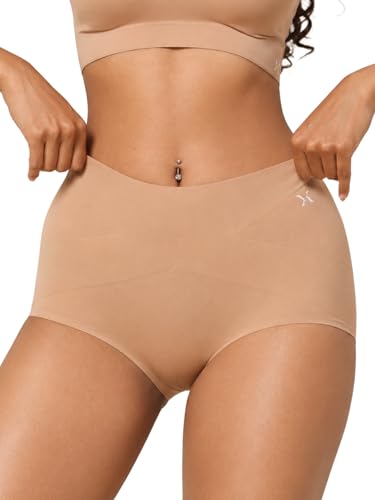 Image of Krvvy All-Day Control Tummy Tucker Shaper for Women | Seamless High-Waist Shapewear with Targeted Belly Fat Compression | Super Stretch Fabric | Lightweight,Odourless & Comfort for Upto 12 Hrs