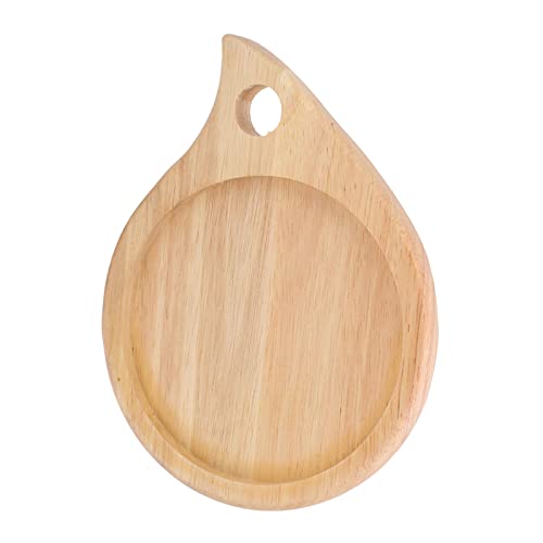 Paletta per Formaggio Multiuso, Pala per Pizza, Tagliere Rotondo in Legno con Manico per Cucina, per Affettare Frutta, Verdura e Carne