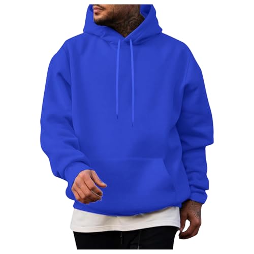 Cotton Hoodies for Men Long Sleeve Pullover Drawstring Black Hoodie Sweatshirts Men Solid Color Oversized Graphic Hoodies2