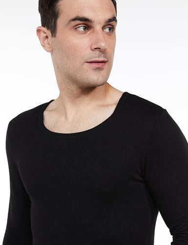 Image of Amazon Brand - Symbol Men Thermal Set (Top & Bottom) | Full Sleeve | Winter Wear | Body Warmer Set (Available in Plus Sizes)