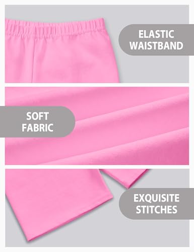 Image of Somaibo 3 Pack Girls Bike Shorts Kids Cartwheel Under Dress Cotton Short | Girl Biker Shorts Dance Tumble Gymnastic Short
