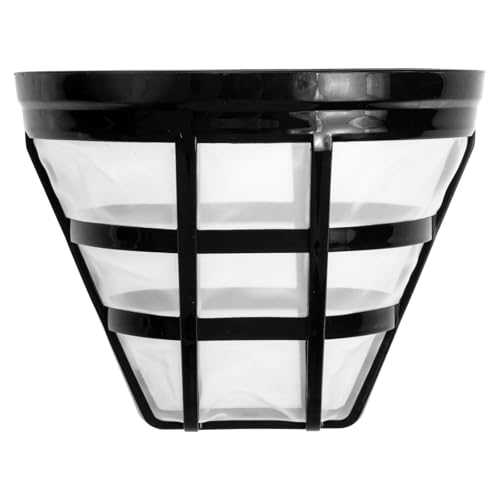 YARNOW Filtro Reutilizable para Cafetera de Goteo Blanco, Colador Lavable para Café Doméstico, Accesorio para Máquina de Café, Filtro de Malla Seguro y Práctico para Uso en Hogar