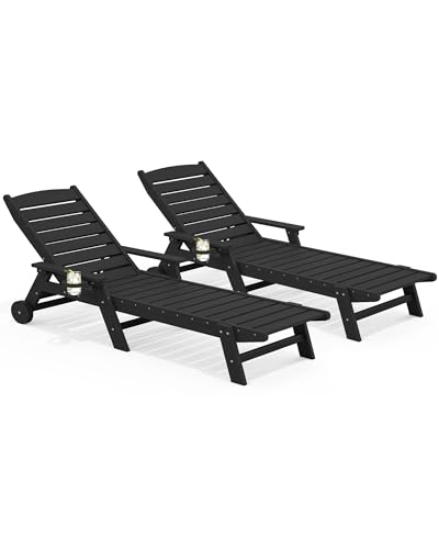SERWALL Rolling Patio Lounger