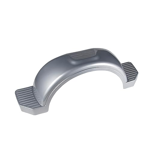 Fulton Plastic Trailer Fender, 15-Inch Tire Size, Silver