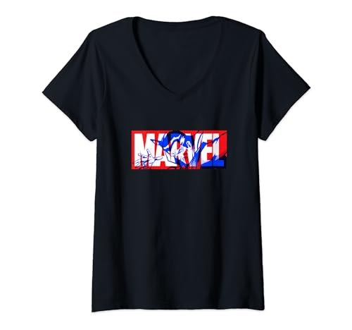 T-shirt Doctor Strange Marvel femme col V vêtement imprimé bande dessinée