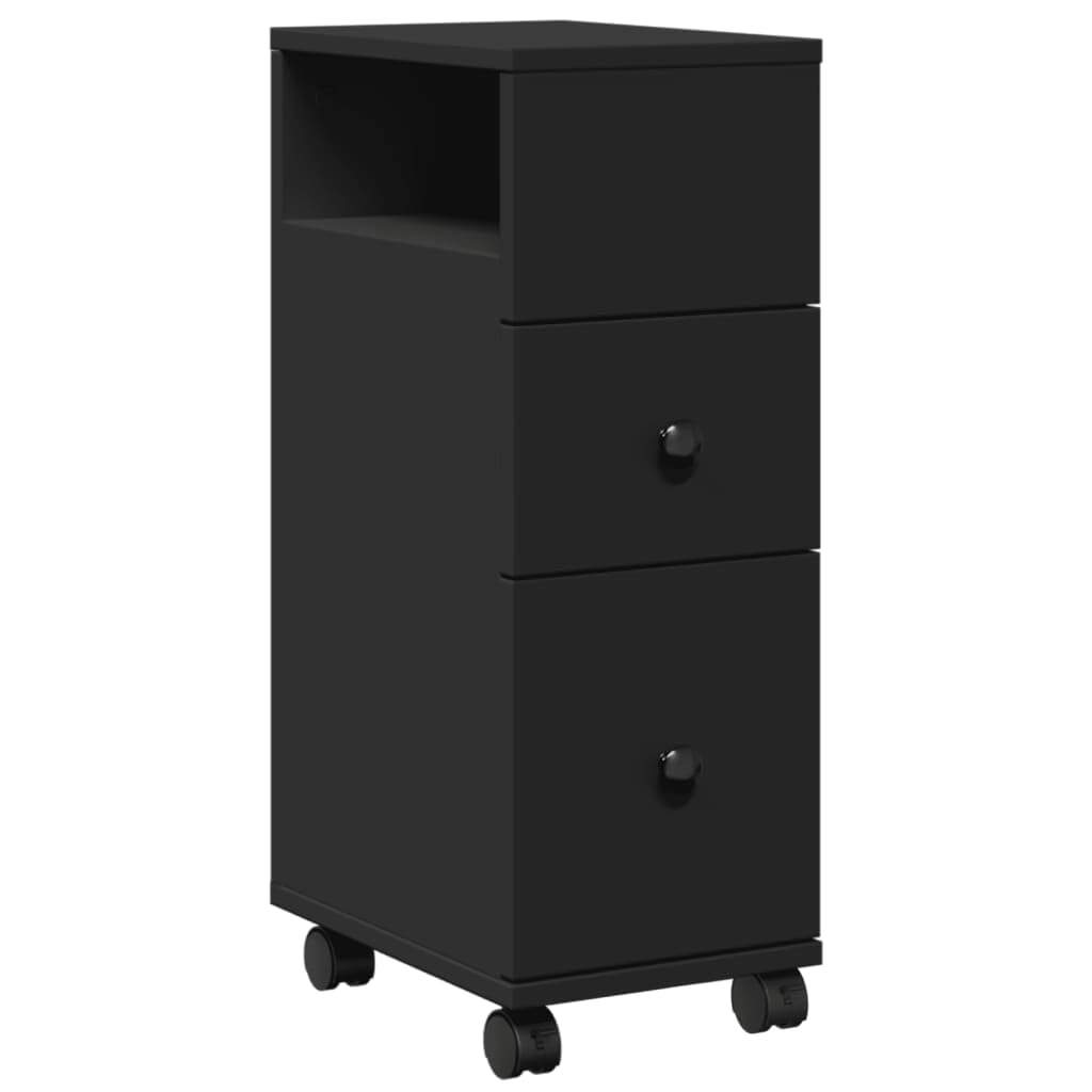Homgoday Armadietto da bagno nero, 30 x 30 x 100 cm, in legno ingegnerizzato, mobiletto per bagno, mobiletto per bagno, mobiletto per bagno, mobile da bagno 723