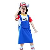 [Formemory] ハロウィン アラ-レ 子供 コスプレ キッズ コスチューム ロンパース ワンピース 帽子セット 男の子 女の子 子供 舞台 演出 诞生日 プレゼント 5点セット クリスマス プレゼント (女の子, 140)