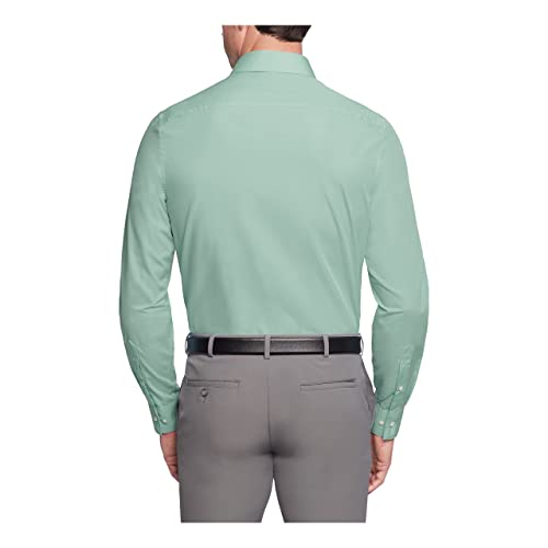 Image of Van Heusen Men's Poplin Regular Fit Solid Point Collar Dress Shirt