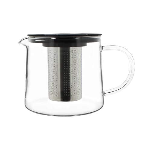 NOVASTYL - Théière kamakura 1.5l en verre avec infuseur en acier inoxydable - 1605027