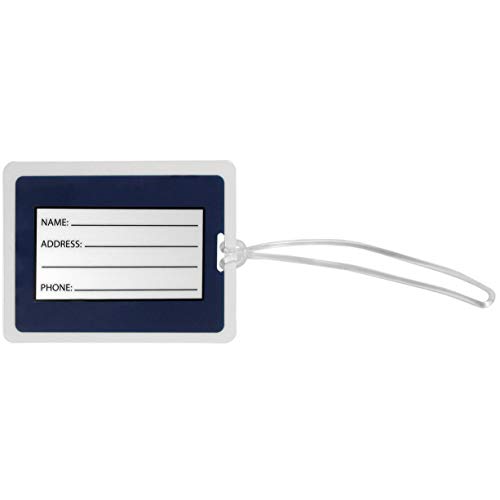 Nfl Los Angeles Rams Vinyl Luggage Tag, 2Pk, Blue, F2Lt130, One Size #TOP2