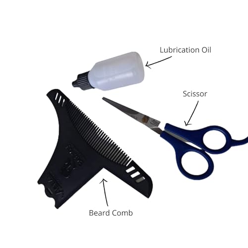 Image of ASBAH Professional Emeba III Fine Pro Hair Clipper- High-Efficiency Precision Blades, Adjustable Taper Lever, 8 Guide Combs,Digital Display,Lithium-Ion Battery - Barber & Salon Grooming Tool