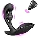 PINTLE Prostata Stimulation Männer Mehrere verschiedene Vibrationen 10 Vibrationsmodi Anal Dildo Analplug Analvibratoren Drahtlose Fernbedienung Butt Plug Hodenmassagegerät für Männer Sex Spielzeug