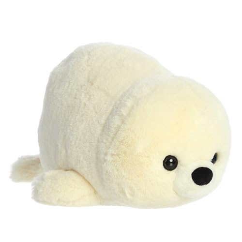 Aurora® Adorable Spudsters™ Stella Seal™ Stuffed Animal - Comforting Cuddles - Playful Companions - White 10 Inches