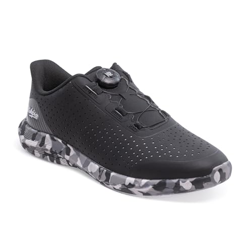 Image of KR Strikeforce Arrow Fast Twist Right Hand Men's Bowling Shoes with #8 Slide Pad on Both Shoes for Right or Left Handed Bowlers