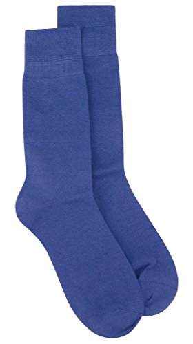 Pair of Biagio Solid Color Men's COTTON Dress SOCKS