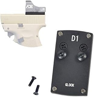 Glock Sight Mount Plate - Glock 17 19 22 23 26 27 34 35 37 41 Mounting Plate for Mini Red Dot Sight, Pistol Handgun Glock Mount Plate Base for Red dot Burris Sightmark Vortex Venom Tactical Hunting