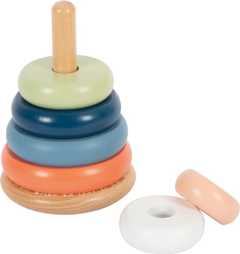 Small Foot Stapelturm „Arctic“ aus Holz, aus FSC® 100%-zertifiziertem Holz,...