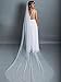 Unsutuo Bride Wedding Veil 1 Tier Cathedral Veil Bridal Tulle Veil with Comb Drop Veil for Women and Girls (59