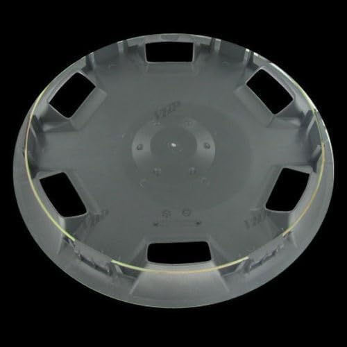 New Wheel Covers Hubcaps Replacements Fits 2007-2009 Nissan Versa / 2009-2014 Cube; 15 Inch; 6 Hole; Silver Color; Plastic; Standard Leg; (4 Pieces)