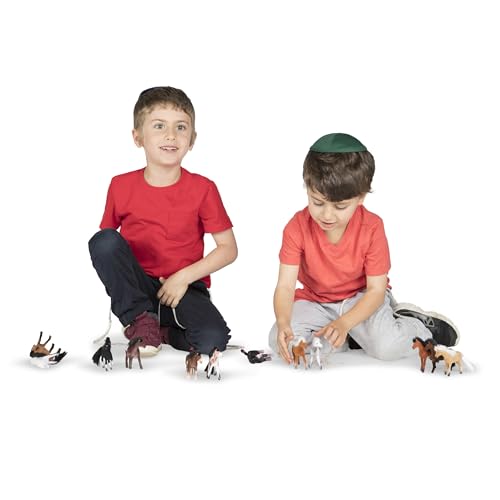 Melissa & Doug Pasture Pals - 12 Collectible Horses with Wooden Barn-Shaped Crate - image 8