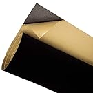 Self Adhesive Velvet Flocking Liner for Jewelry Drawer Craft Fabric Peel Stick17.7" x 158" (Black)
