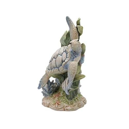 Fitz-and-Floyd-Coastal-Home-Sea-Turtle-Ceramic-Figurine-1025-inches Fitz and Floyd Coastal Home Sea Turtle Ceramic Figurine 1025 inches