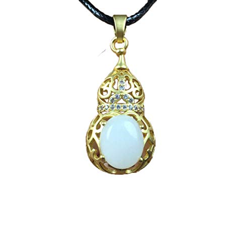 Collier en jade blanc Hetian naturel pour femme, fini les bijoux ternes
