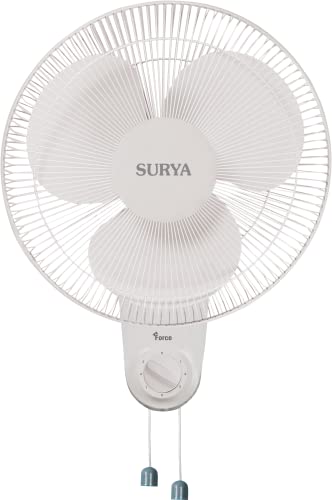 Image of Surya Force 400MM Wall Fan for Home, Office, Living Room All Purpose Fan