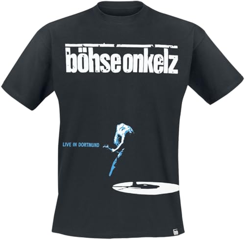 Böhse Onkelz Live in Dortmund Männer T-Shirt schwarz XL 100% Baumwolle Band-Merch Bands