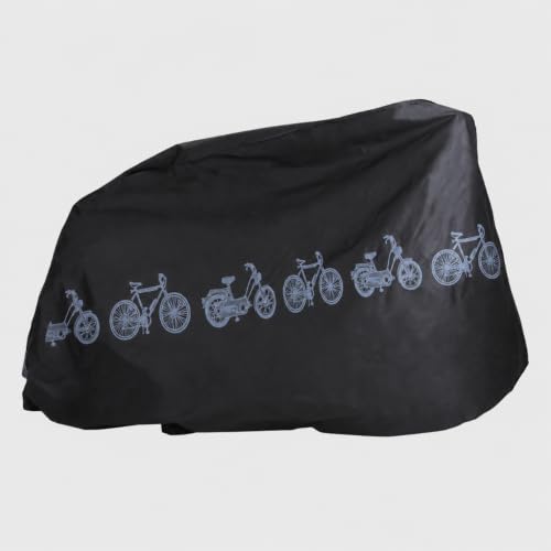 Funda impermeable para bicicleta 200x100cm - Protector PEVA para bicicleta, scooter y motocicleta (Negro) miniatura 7