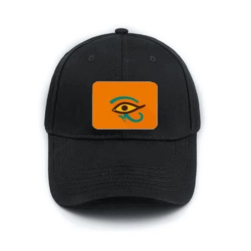 Casquette de baseball noire Égypte ancienne coton réglable style urbain