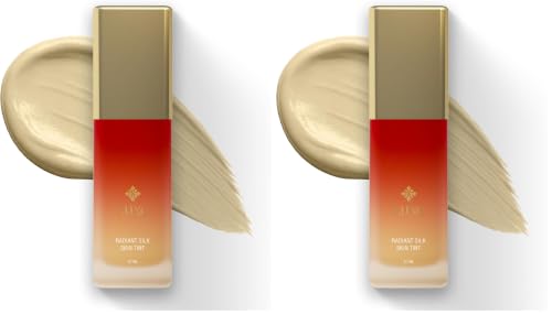 Image of Just Herbs Luxe Radiant Silk Skin Tint | Luxury Makeup | Ayurvedic Skin-Loving Formula | Dewy Finish | Glow Boosting & Hydrating (120 NUDE) (Pack of 2)