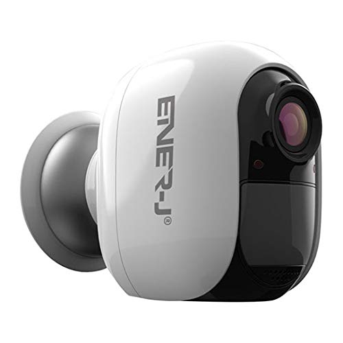 ENERJ Wireless Security Camera Battery Powered, 1080P HD, Two Way Audio, PIR Motion Sensor, Wifi Home Security IP Cameras Outdoor, Motion Camera with Night Vision