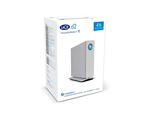 Image of LaCie STEX8000401 8 TB d2 Professional Thunderbolt 2 + USB 3.0 Desktop 3.5 Inch External Hard Drive for PC and Mac