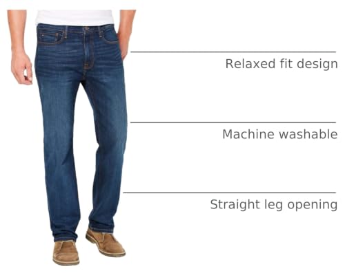 Image of Tommy Hilfiger Men's Relaxed Fit Stretch Jeans