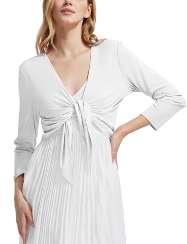 baleaf Women's 2025 UPF 50+ Cropped Cover Up Cardigan Tie Front Lightweight Summer Sun Wrap SPF Shirts Beach Outdoor