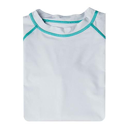 Camiseta Infantil Micr Uv M.Longa C/Contra., Mash, Menino, Branco, G