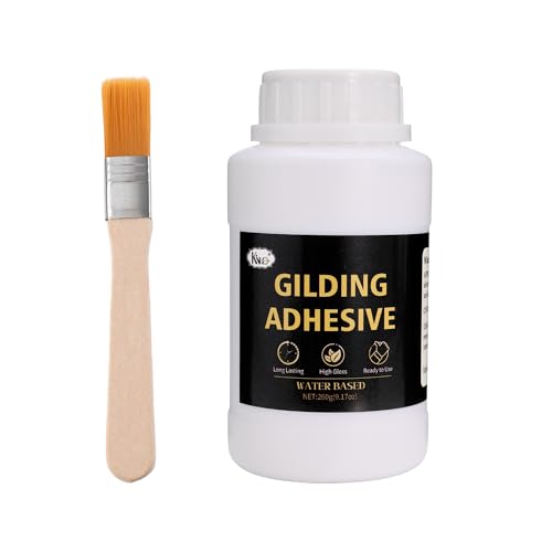 KINNO Gold Leaf Adhesive Kit 8.8oz/260ml Water Based Gilding Glue