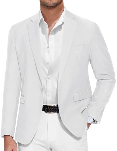Image of COOFANDY Men's Casual Blazer One Button Sport Coat Slim Fit Lightweight Suit Blazer Jacket