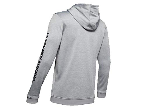 Image of Under Armour Men's Armour Fleece Pullover Hoodie Bar Logo Graphic