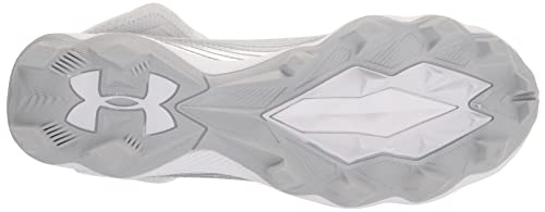 Under Armour Men's Highlight Franchise Football Shoe, White (101)/Metallic Silver, 10.5 #TOP3