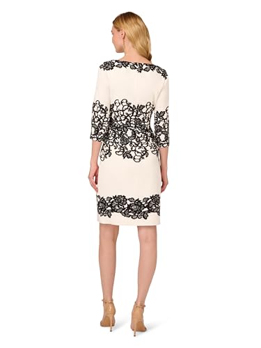 Adrianna Papell Women's Scroll Lace Short Dress2