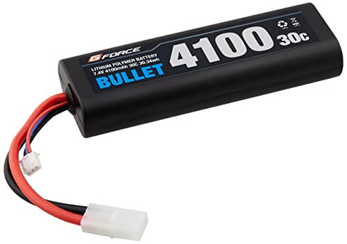 Accu GeForce Bullet Lipo 7.4 V 4100mAh GFG008 pour corriger le manque d'autonomie RC