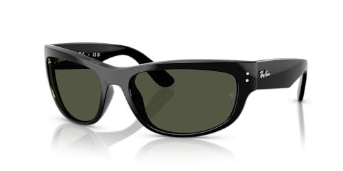 Ray-Ban RB2289 Mega Balorama Sunglasses, Black/Green, 60 mm - image 2
